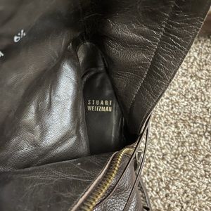 Stuart Weitzman lace up boots